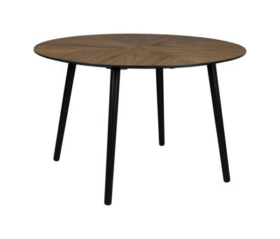 Dutchbone Ronde Eettafel 'Clover' Notenhout, 120cm