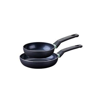 Set van 2 koekenpannen - FACKELMANN - Brandao - Keramische antiaanbaklaag - 16 en 20 cm Set van 2 koekenpannen - FACKELMANN - Brandao - Keramische antiaanbaklaag - 16 en 20 cm