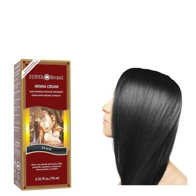 Surya Brasil Henna haarverf creme zwart 70 Milliliter Surya Brasil Henna haarverf creme zwart 70 Milliliter