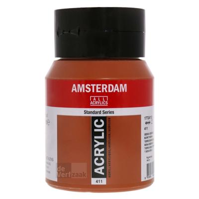 Royal Talens Amsterdam Acrylverf 500 ml - Sienna Gebrand 411