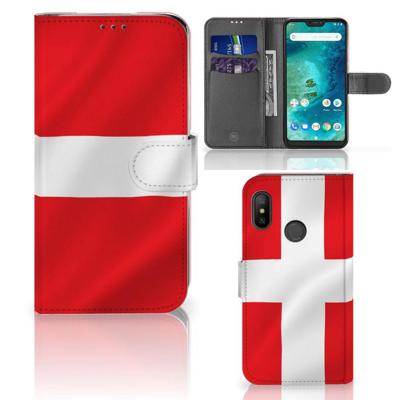 Xiaomi Mi A2 Lite | Bookstyle Case | Denemarken Xiaomi Mi A2 Lite | Bookstyle Case | Denemarken