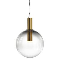 Bomma Phenomena Hanglamp - Large Ball - Rook grijs - goud - thumbnail