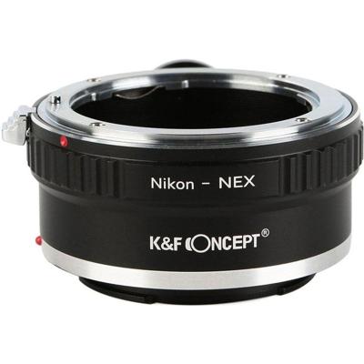 K&F Lens Adapter Nikon F - Sony E-Mount (met statief-mount)