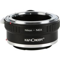 K&F Lens Adapter Nikon F - Sony E-Mount (met statief-mount) - thumbnail