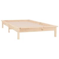 Bedframe LED massief hout 75x190 cm 2FT6 - thumbnail