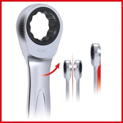 KS Tools 503.4207 503.4207 Steek-ringratelsleutel Sleutelbreedte (metrisch) 7 mm