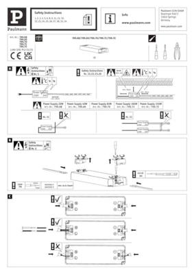 Paulmann 79970 Power Supply 24V DC 60VA IP20 LED-constante-spanningsbron 60 W (max) 2.5 A 24 V 230 V (b x h x d) 64 x 22 x 185 mm 1 stuk(s)