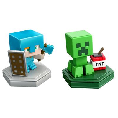 Minecraft - Boost Mini Figure 2-Pack - Undying Evoker & Snacking Rabbit (GKT44)
