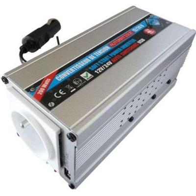 HTC Converter 12 / 24V Automatisch 220 / 240V 200W USB 0,5A HTC Converter 12 / 24V Automatisch 220 / 240V 200W USB 0,5A