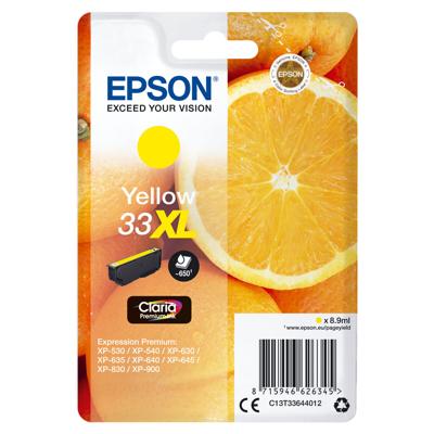 Epson Inktcartridge 33XL Origineel Geel C13T33644012