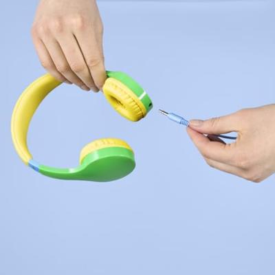 Hama Kids Guard On-Ear Kinderkoptelefoon Groen/Geel Hama Kids Guard On-Ear Kinderkoptelefoon Groen/Geel