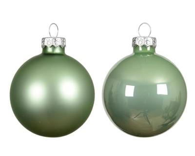 Kerstballen glas d6 cm groen 10 st Decoris - Decoris Kerstballen glas d6 cm groen 10 st Decoris - Decoris