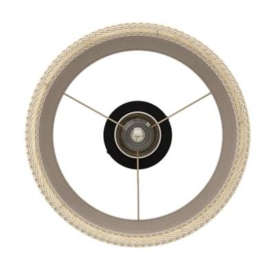 Eglo PlafondlampTabley Ø 38cm - linnen met rotan - 43974