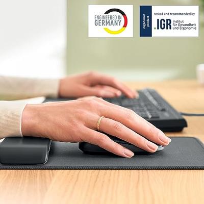 Leitz Ergo muismat met verstelbare polssteun, donkergrijs Leitz Ergo muismat met verstelbare polssteun, donkergrijs