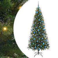 Kunstkerstboom met 300 LED met standaard Groen 180 cm PE en PVC - thumbnail