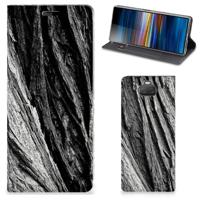 Book Wallet Case Sony Xperia 10 Boomschors Grijs - thumbnail