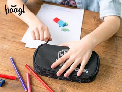 Baagl School Etui Wednesday Nevermore 1-rits Baagl School Etui Wednesday Nevermore 1-rits