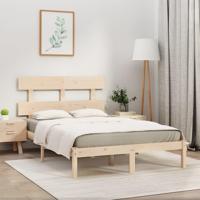 Bedframe massief hout 200x200 cm - thumbnail