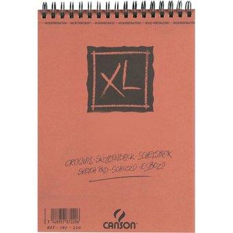 Schetspapier Canson Graduate Sketch 40vel 96gr A5 natuurlijk wit