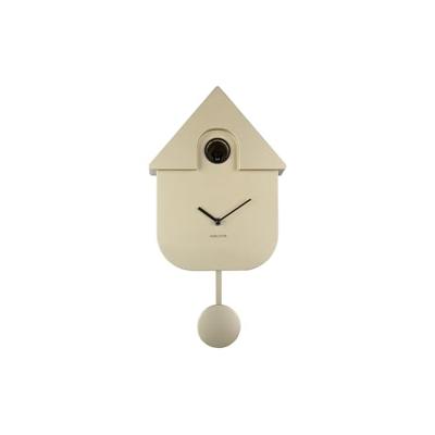 Wall Clock Cuckoo Metallic Gold