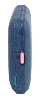 Laptophoes Benetton Denim Blauw 15,6'' 39,5 x 27,5 x 3,5 cm - thumbnail