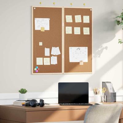 Kurkbord Bruin 80 x 1.4 x 80 cm Massief grenenhout Kurkbord Bruin 80 x 1.4 x 80 cm Massief grenenhout