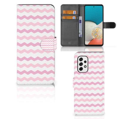 Samsung Galaxy A53 | Telefoon Hoesje | Waves Roze Samsung Galaxy A53 | Telefoon Hoesje | Waves Roze