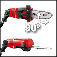 Einhell GE-LC 18 Li T-Solo Hoogsnoeier Accu Li-ion 183 cm - thumbnail