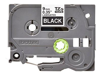 Labeltape Brother TZe, TZ TZe-325 PET Tapekleur: Zwart Tekstkleur:Wit 9 mm 8 m - thumbnail