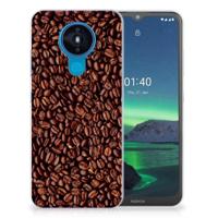 Nokia 1.4 | Siliconen Case | Koffiebonen - thumbnail