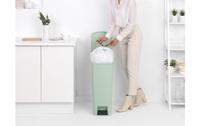 Brabantia stepup pedaalemmer 40 liter jade green - thumbnail