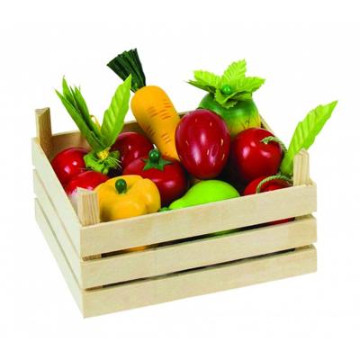 Goki groenten en fruit in kist, 10dlg.