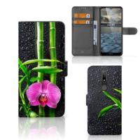 Nokia 2.4 Hoesje Orchidee - thumbnail