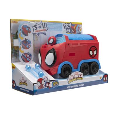 Jazwares Marvel spidey web spinning hauler auto Jazwares Marvel spidey web spinning hauler auto