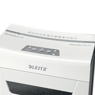 Leitz 80900000 papiervernietiger 55 dB Grijs, Wit