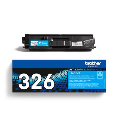 Brother Toner TN-326C Origineel Cyaan 3500 bladzijden TN-326 C - thumbnail