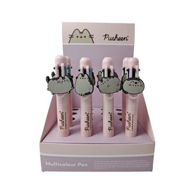 Union Pusheen de kat meer kleuren pen (6 kleuren)
