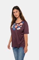 Ulla Popken Shirt, A-lijn, pailletten, korte mouwen - Grote Maten - thumbnail