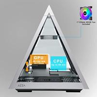 Azza Pyramid L Zwart, Grijs - thumbnail