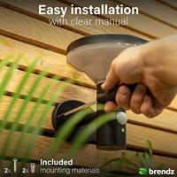 Brendz solar wandlamp birao - thumbnail