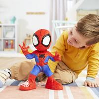 Spidey danst en kruipt, interactieve knuffel met muziek en geluiden, superheldenspeelgoed vanaf 3 jaar, Spidey en zijn Extraor Friends - thumbnail