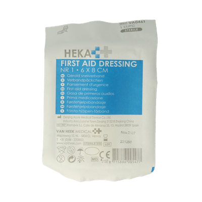 Snelverband nr. 1 6 x 8 cm steriel 1 Stuks Snelverband nr. 1 6 x 8 cm steriel 1 Stuks