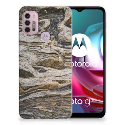 Motorola Moto G30 | G10 | TPU | Siliconen hoesje | Steen