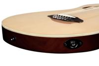 Ortega RTPSTD-NAT TourPlayer Series Standard Gloss Natural elektrisch-akoestische klassieke gitaar met gigbag - thumbnail