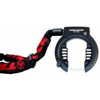 Ringslot Trelock RS430 met uitneembare sleutel incl. Insteekketting ZR355-100cm en opbergtasje - thumbnail