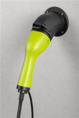 Muurbeugel voor laadkabel auto