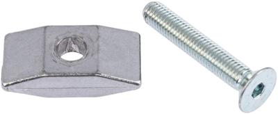 PLETSCHER standaardplaat "f 15/3" flap flap m10 x 50mm