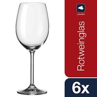 Leonardo Rode Wijnglazen Daily - 460 ml - 6 stuks - thumbnail
