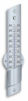 Buitenthermometer aluminium 24 cm Buitenthermometer aluminium 24 cm