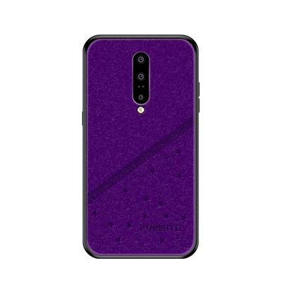 PINWUYO volledige dekking waterdichte schokbestendige PC + TPU + PU beschermhoes voor Oneplus7 Pro (paars)